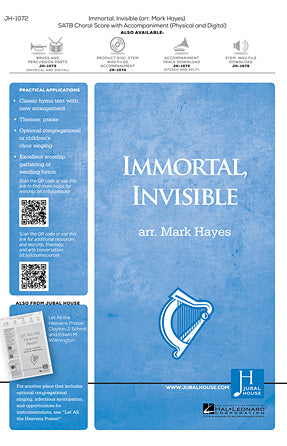 Immortal, Invisible, God Only Wise (arr. Mark Hayes)