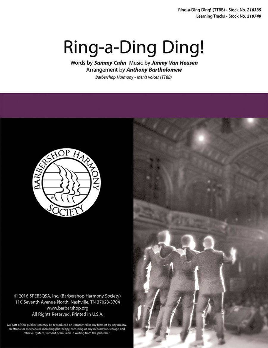 Ring-a-Ding Ding (arr. Anthony Bartholomew)