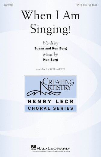 When I Am Singing!