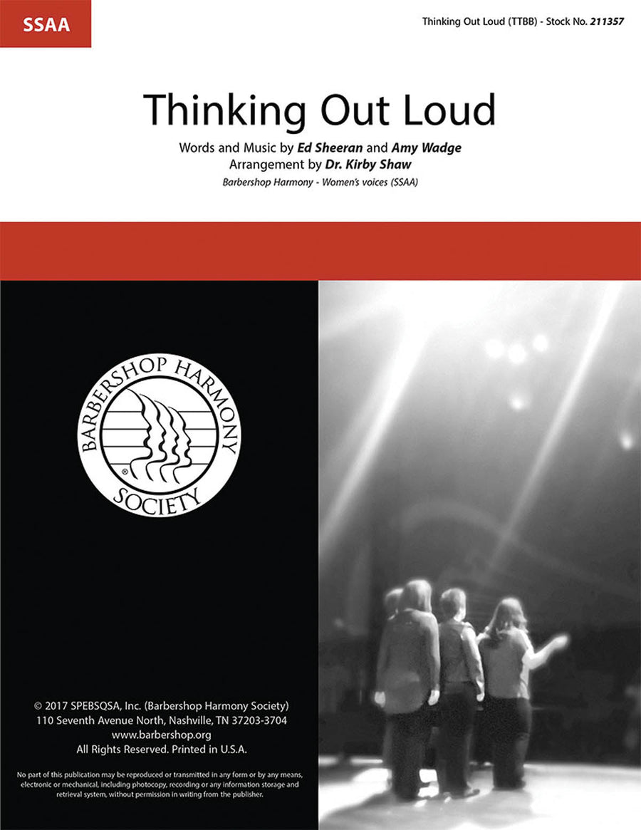 Thinking Out Loud (arr. Kirby Shaw)