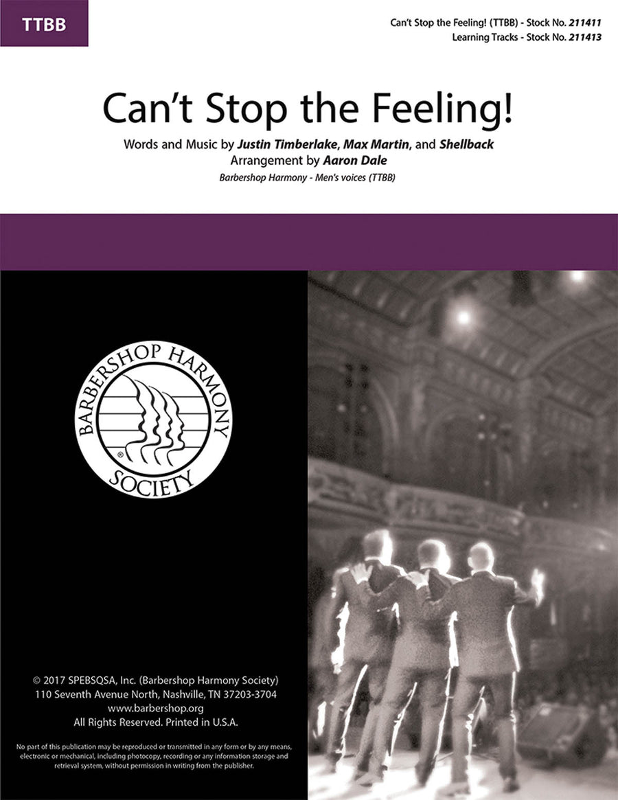 Can't Stop the Feeling! (arr. Aaron Dale)