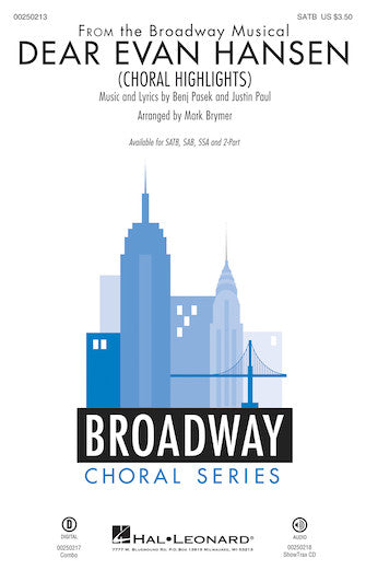 Dear Evan Hansen (Choral Highlights) - Synthesizer