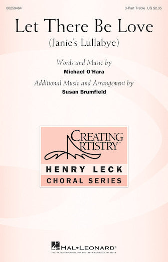 Let There Be Love (arr. Susan Brumfield)