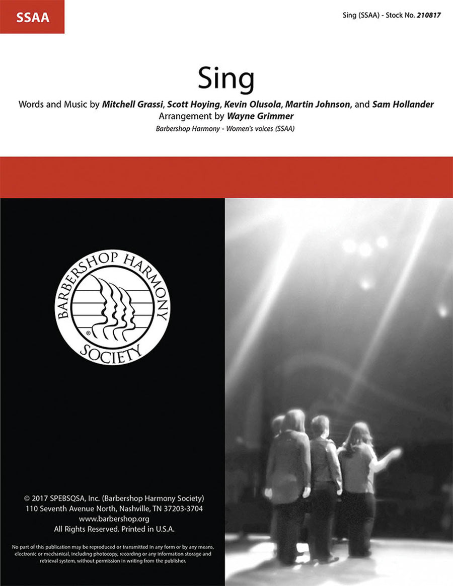 Sing (arr. Wayne Grimmer)