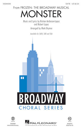 Monster (from Frozen: The Broadway Musical) (arr. Mark Brymer)