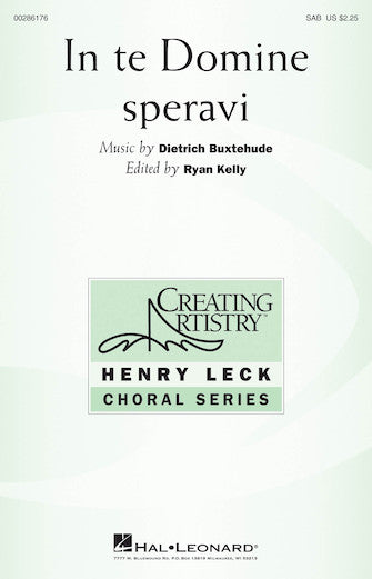 In Te Domine Speravi (ed. Ryan Kelly)