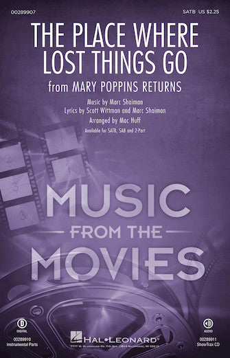 The Place Where Lost Things Go (from Mary Poppins Returns) (arr. Mac Huff) - Flute