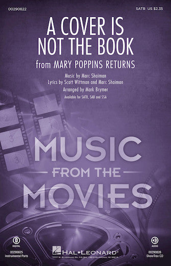 A Cover Is Not the Book (from Mary Poppins Returns) (arr. Mark Brymer) - Drums