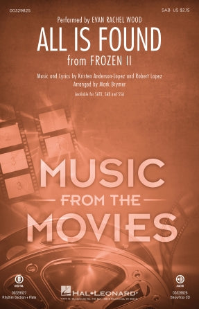 All Is Found (from Disney's Frozen 2) (arr. Mark Brymer)