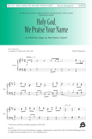 Holy God We Praise Your Name