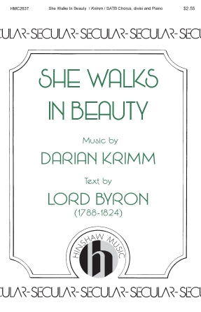 She Walks In Beauty