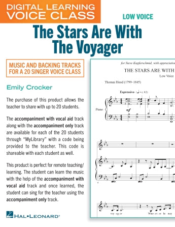 The Stars Are With The Voyager (Medium Low Voice) (includes Audio)