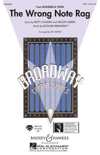 The Wrong Note Rag (from Wonderful Town) (arr. Ed Lojeski)