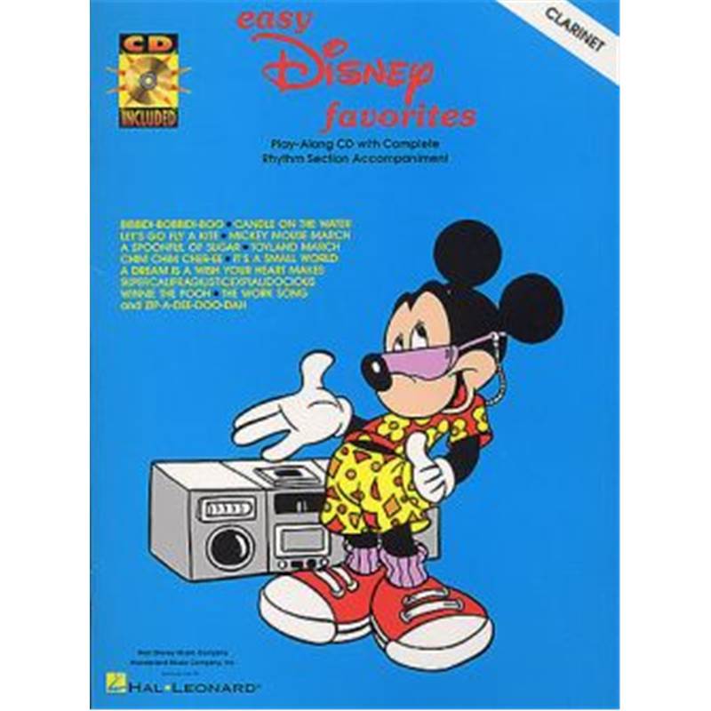 Disney - Easy Favorites Clarinette + Cd