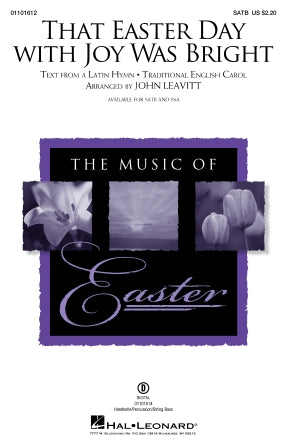 That Easter Day With Joy Was Bright (arr. John Leavitt) - String Bass