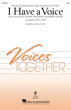 I Have A Voice (arr. Mac Huff) - Bass