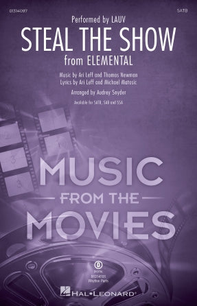Steal The Show (from Elemental) (arr. Audrey Snyder) - Bass