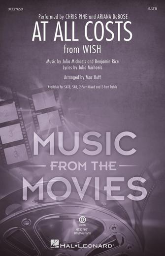 At All Costs (from Wish) (arr. Mac Huff) - Synthesizer
