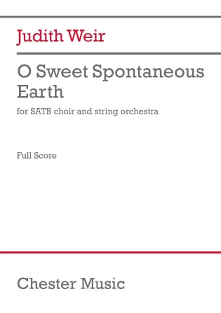 O Sweet Spontaneous Earth - Study Score