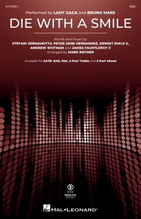 Die With A Smile (arr. Mark Brymer)