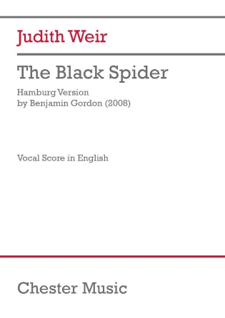 The Black Spider (Hamburg Version) - Vocal Score