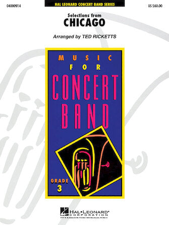 Selections from Chicago (arr. Ted Ricketts) - Baritone T.C.