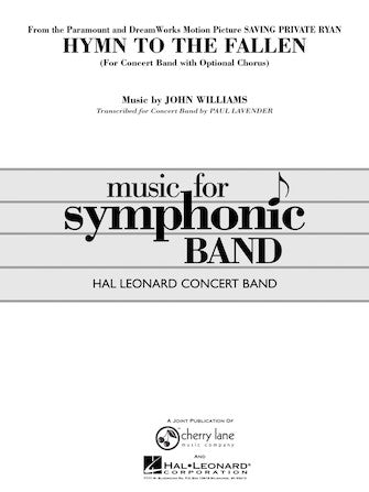 Hymn to the Fallen (from Saving Private Ryan) (arr. Paul Lavender) - Percussion 1