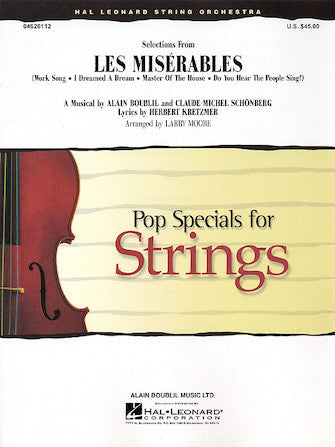 Selections from Les Misérables (arr. Larry Moore) - Violin 3 (Viola Treble Clef)