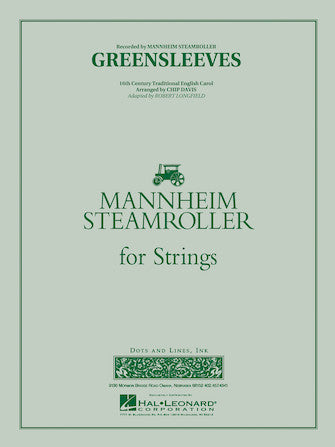 Greensleeves - Violin 3 (Viola Treble Clef)