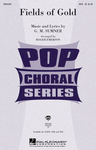 Fields Of Gold (arr. Roger Emerson)