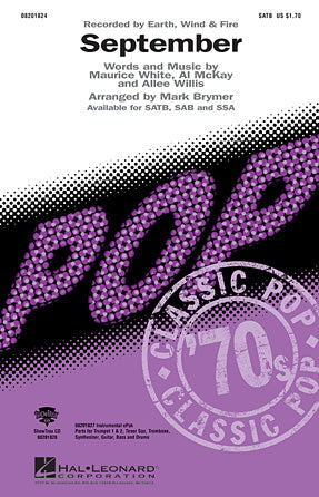 September (arr. Mark Brymer) - Synthesizer
