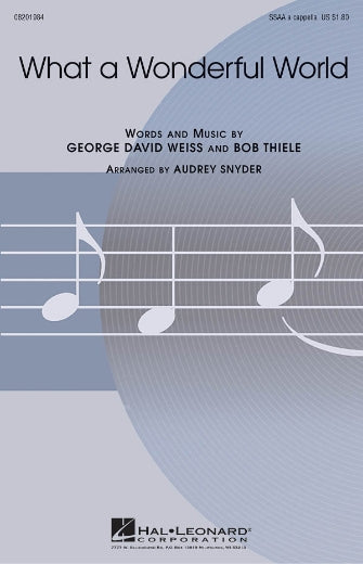 What A Wonderful World (arr. Audrey Snyder)