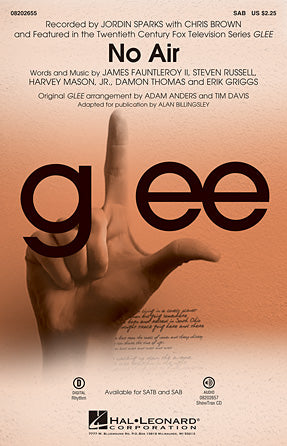 No Air (from Glee) (adapt. Alan Billingsley)