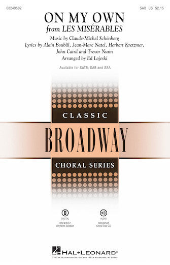 On My Own (from Les Miserables) (arr. Ed Lojeski)