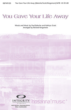 You Gave Your Life Away - Percussion 1 & 2