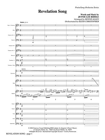 Revelation Song - Full Score