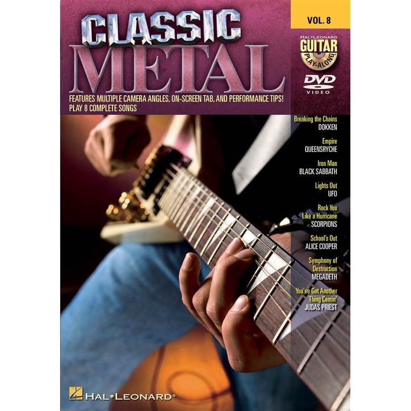 Compilation - Guitar Play Along Dvd Vol.08 Classic Metal