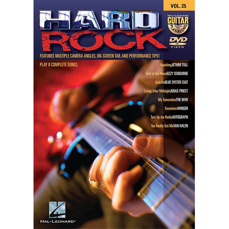 Compilation - Guitar Play Along Dvd Vol.25 Hard Rock