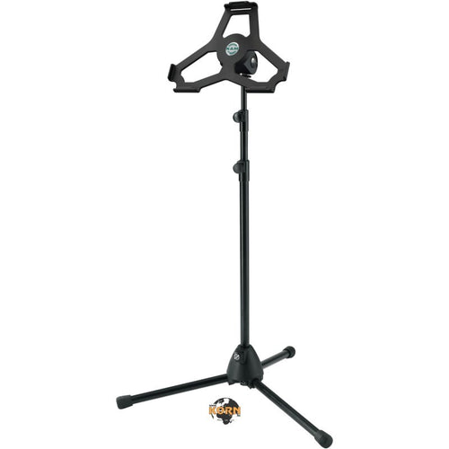 Support K&M pour iPad Air 2 / iPad Pro 9,7" avec pied de microphone