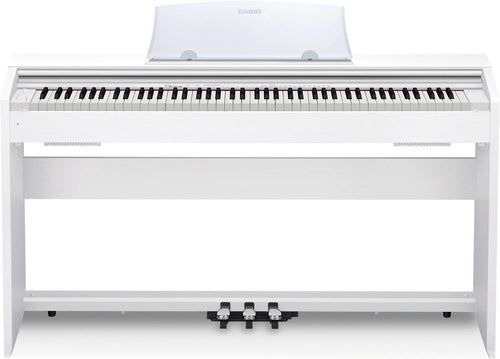 Piano Électrique Numérique Casio PX-770WE Privia 88 Notes avec Pédales Blanc