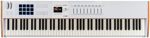 Arturia KeyLab 88 Mk3 88-key Weighted Hammer-action Keyboard Controller (White)