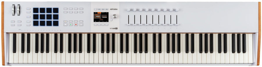 Arturia KeyLab 88 Mk3 88-key Weighted Hammer-action Keyboard Controller (White)