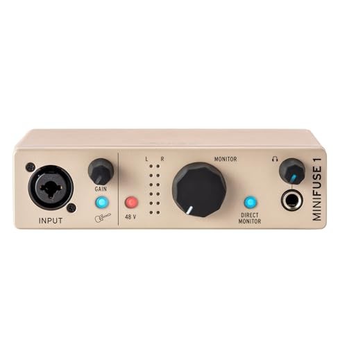 Arturia Minifuse 1 USB Audio Interface Champagne
