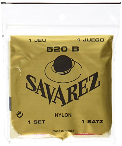 Jeu de Cordes Guitare Classique Savarez 520b Tirant Faible