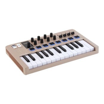 Arturia - MiniLab 3 MIDI Controller with 25 Velocity-Sensitive Keys, Pads, Encoders, and DAW Integration - Champagne