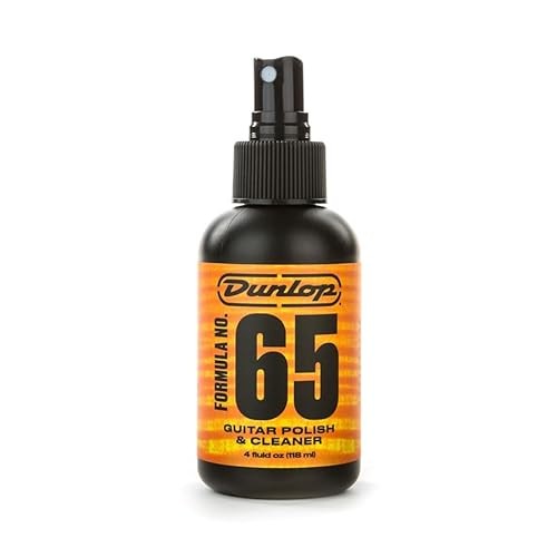 JIM DUNLOP 654 Formula 65 Cleaner & Polish Professional String Instrument Cleaner, 118 Ml Format