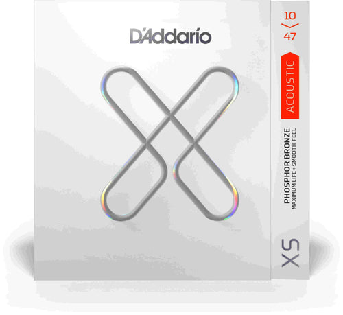 Jeu Cordes Guitare Acoustique D'addario XSAPB1047 Bronze Phosphore Extra Light 10-47