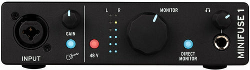 Arturia MiniFuse 1 Audio Interface (Black)