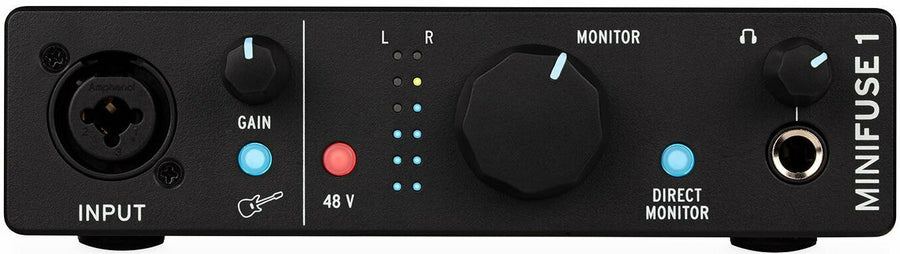 Arturia MiniFuse 1 Audio Interface (Black)