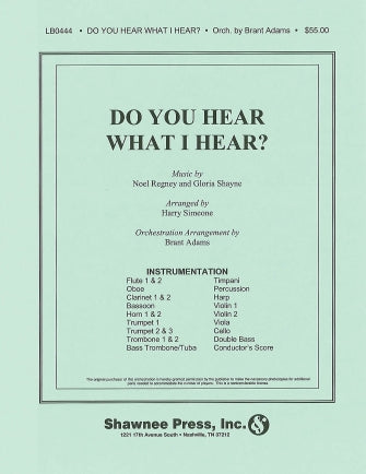 Do You Hear What I Hear? (Orchestration) (arr. Harry Simeone) - Trombone 1 & 2